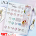 LAVIS C10 - Set 24 Colors - Gel Polish 0.5 oz - Light of Dawn Collection