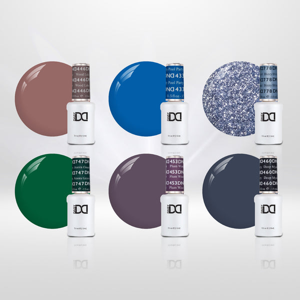 DND Set Gel Polish - Build Your Own 6 Gels Kit