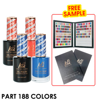 LDS Healthy Gel & Lacquer 188 colors by LDS sold by DTK Nail Supply