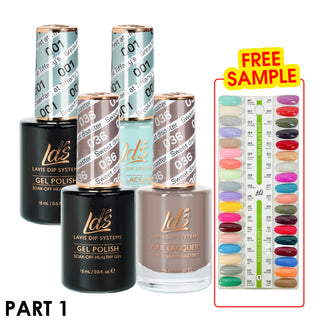  LDS Healthy Gel & Lacquer Part 1: 001-036 (36 Colors) by LDS sold by DTK Nail Supply