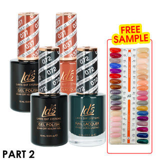  LDS Healthy Gel & Lacquer Part 2: 037-072 (36 Colors) by LDS sold by DTK Nail Supply