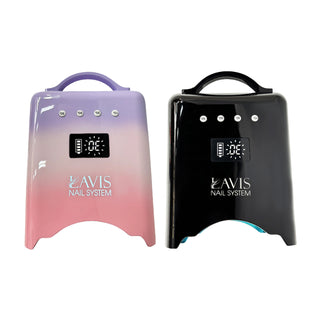 2 LAVIS UV/LED Nail Lamps - Pink - Black