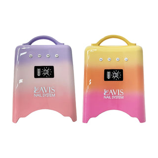 2 LAVIS UV/LED Nail Lamps - Pink - Gold