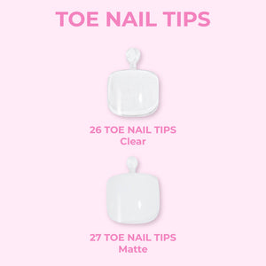  2 - Toe Nail Shape LDS Soft Gel by LDS TOOL sold by DTK Nail Supply
