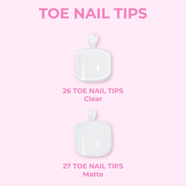  2 - Toe Nail Shape LDS Soft Gel by LDS TOOL sold by DTK Nail Supply