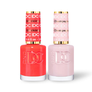 DND DC 2 Nail Lacquer - Set 2 RED & BEIGE