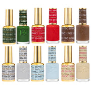 DTK Nail Supply - Authentic DND DC Gel & Polish 6pc Bundle - Santa Baby for wholesale salon use