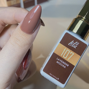 LDS Color Craze Gel Nail Polish - 107 Lavender Mocha - 0.5oz