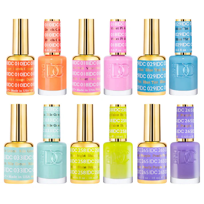 DTK Nail Supply - Authentic DND DC Summer Gel & Polish 6pc Bundle - Oasis Escape for wholesale salon use