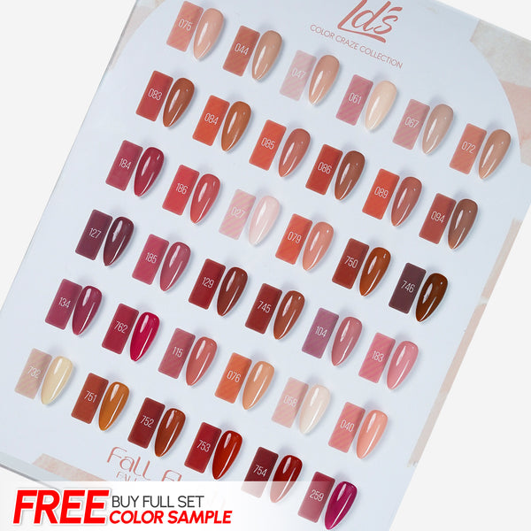 LDS Set of 36 Gel Polish (0.5oz) - Fall 1 - Fall Flush Collection