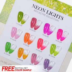 LAVIS Reflective R05 - Gel Polish 0.5 oz - Neon Lights Reflective Collection