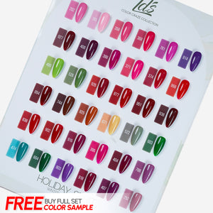 LDS Set of 36 Gel Polish (0.5oz) - Winter 1 - Holiday Spirit Collection