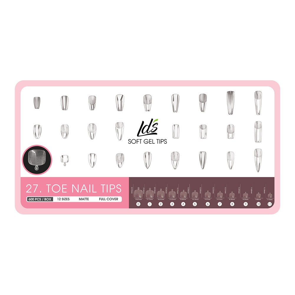 2 - Toe Nail Shape LDS Soft Gel - DTK Nail Supply