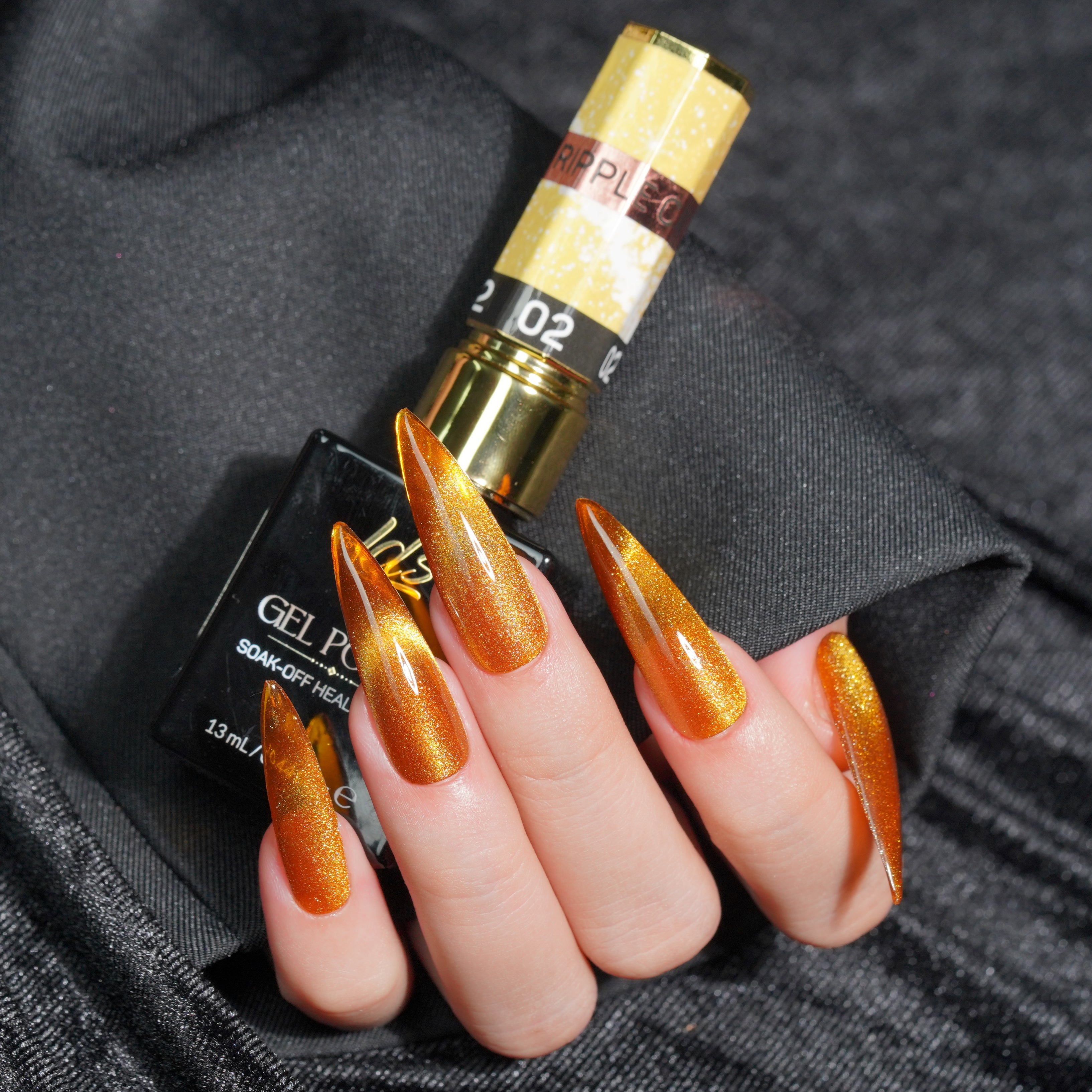 LDS Ripple Cat Eye - Set 3 - Gel Polish 0.5 oz - Ripple Cat Eye Collection by LAVIS NAILS sold by DTK Nail Supply