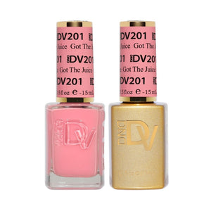 DND DV 201 Got The Juice - DND Diva Gel Polish & Matching Nail Lacquer Duo Set