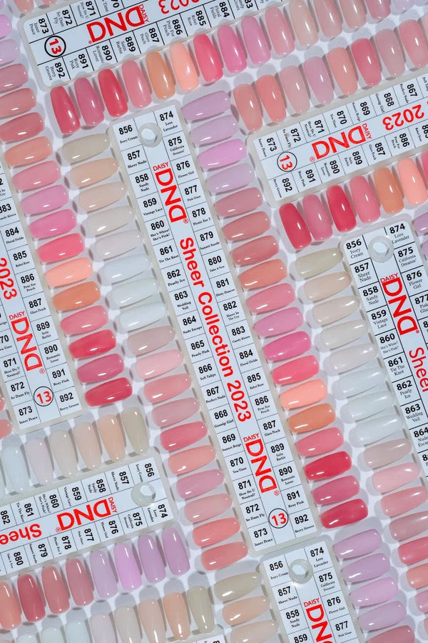 DND Part 13 - Set of 36 Gel & Lacquer Combos - Sheer Collection
