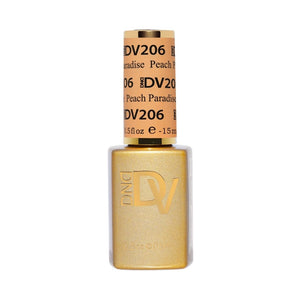  DND DIVA Gel Polish - 206 Peach Paradise by DND Diva sold by DTK Nail Supply