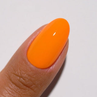 DND DV 208 Perfect Orange - DND Diva Gel Polish & Matching Nail Lacquer Duo Set