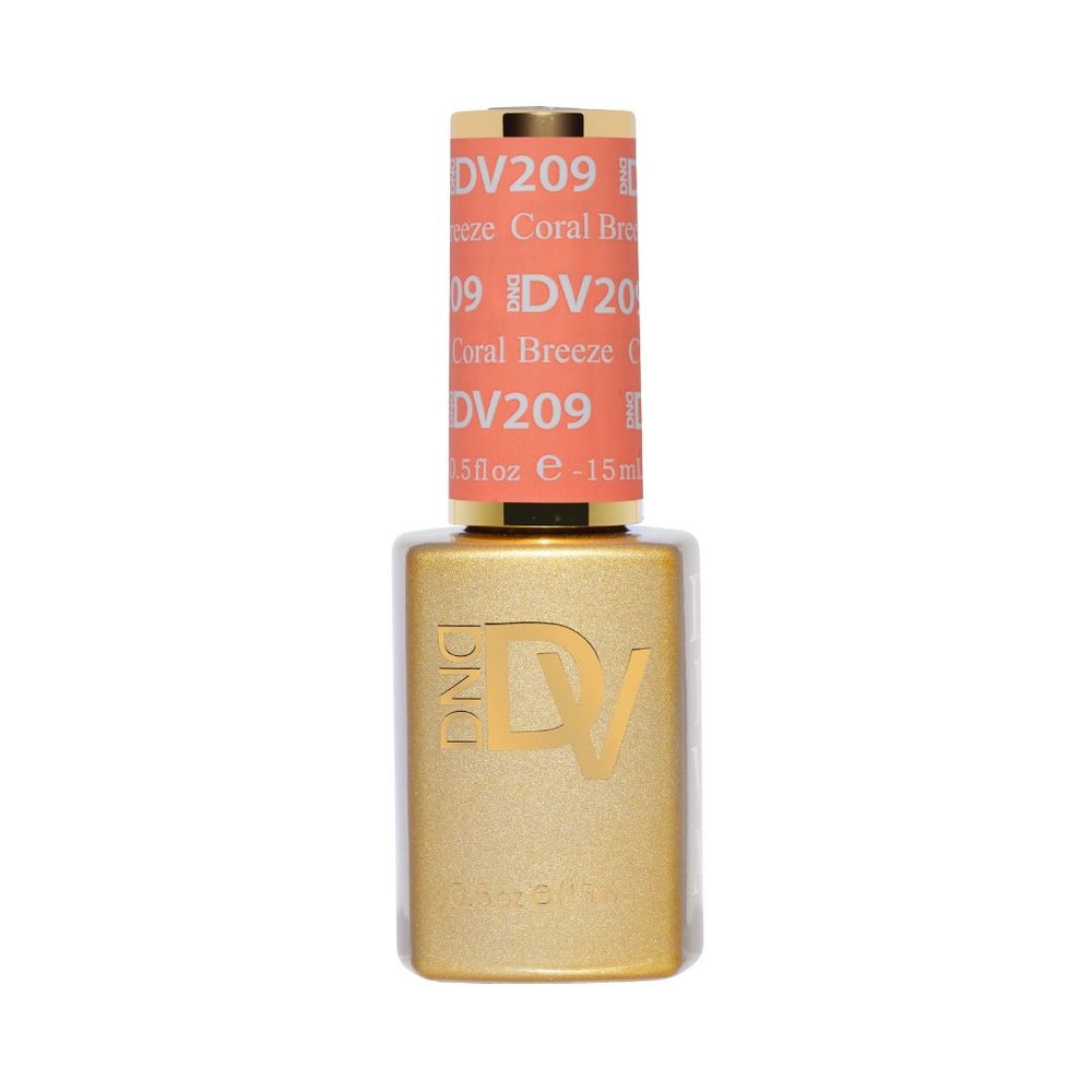  DND DIVA Gel Polish - 209 Coral Breeze by DND Diva sold by DTK Nail Supply