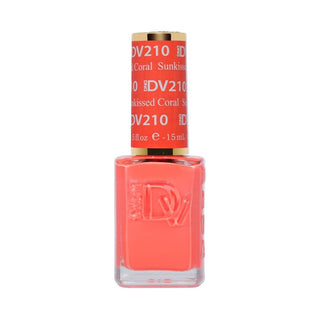 DND DIVA Nail Lacquer - 210 Sunkissed Coral