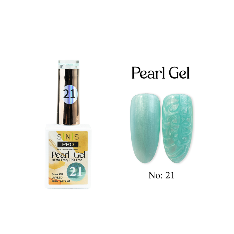 SNS Pearl Gel Collection - 21 - Gel Polish 0.5 oz - DTK Nail Supply