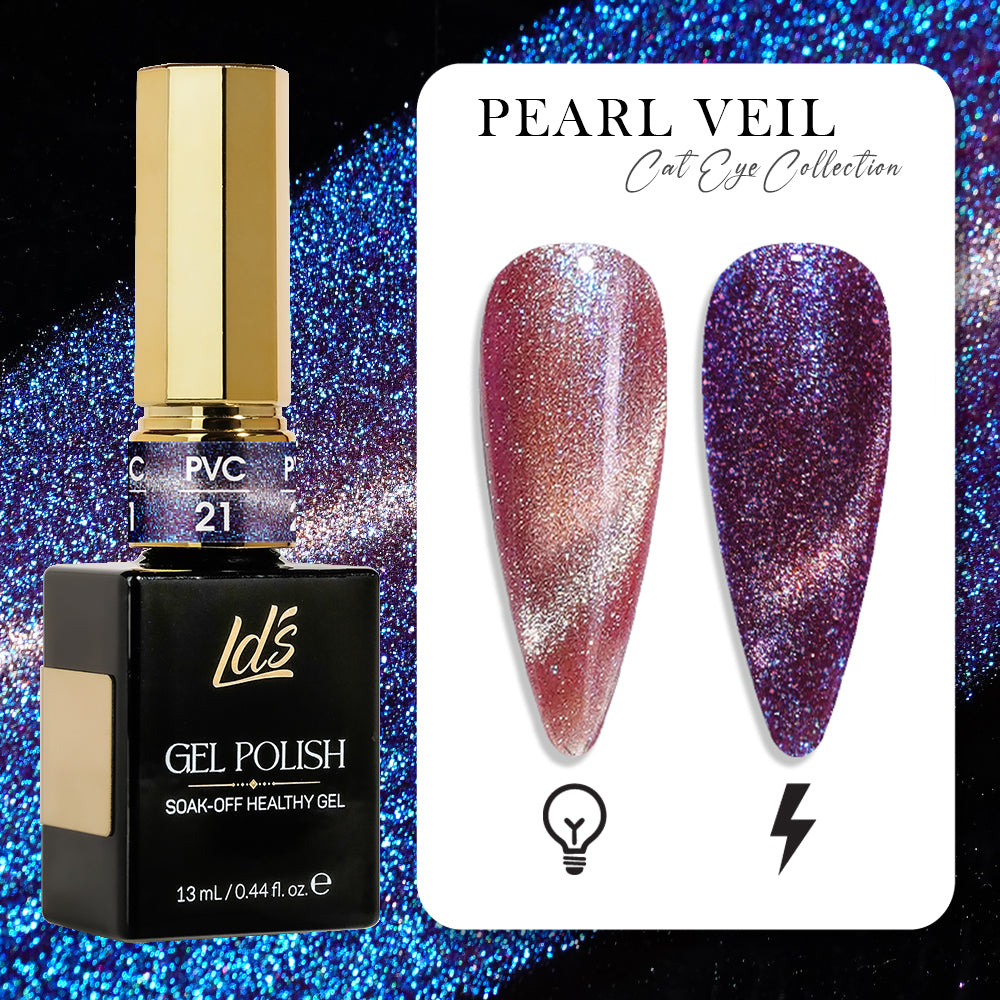  LDS Pearl CE - 21 - Pearl Veil Cat Eye Collection by LDS sold by DTK Nail Supply