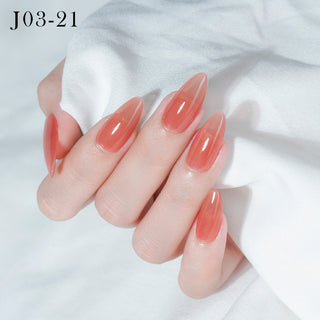 Jelly Gel Polish Colors - Lavis J03-21 - Bare With Me Collection