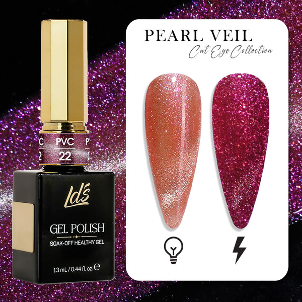  LDS Pearl CE - 22 - Pearl Veil Cat Eye Collection by LDS sold by DTK Nail Supply