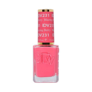  DND DIVA Nail Lacquer - 231 Blazing Berry by DND Diva sold by DTK Nail Supply