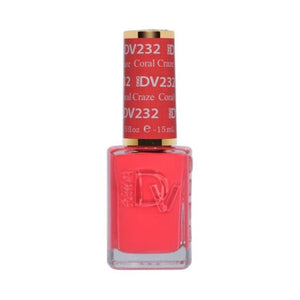 DND DIVA Nail Lacquer - 232 Coral Craze by DND Diva sold by DTK Nail Supply