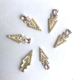  LX2 #200-215 2PCS Rhinestone Double Arrow Nail Charm by Nail Charm sold by DTK Nail Supply