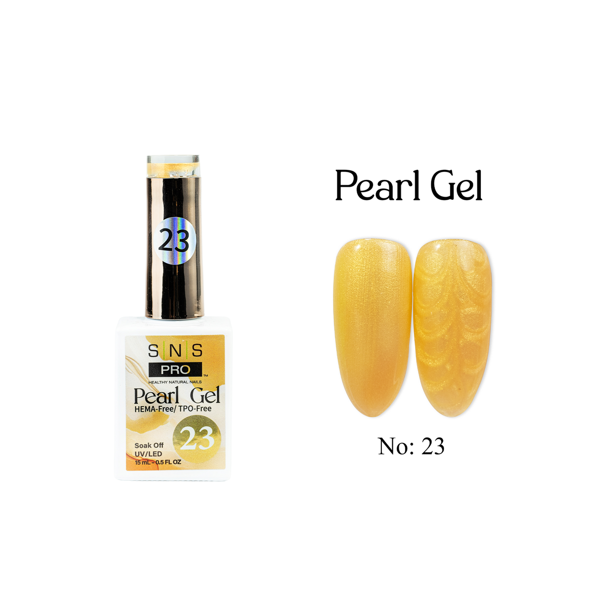 SNS Pearl Gel Collection - 23 - Gel Polish 0.5 oz - DTK Nail Supply