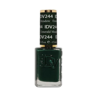  DND DIVA Nail Lacquer - 244 Emerald Meadow by DND Diva sold by DTK Nail Supply