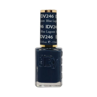  DND DIVA Nail Lacquer - 246 Blue Lagoon by DND Diva sold by DTK Nail Supply