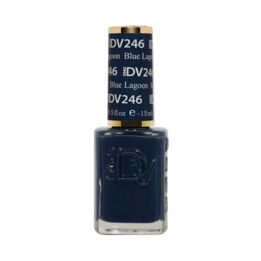 DND DIVA Nail Lacquer - 246 Blue Lagoon by DND Diva sold by DTK Nail Supply