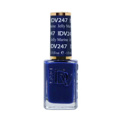 DND DIVA Nail Lacquer - 247 Jelly Marine by DND Diva sold by DTK Nail Supply