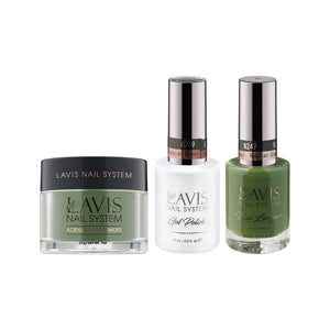 LAVIS 3 in 1 - 249 Russian Green - Acrylic & Dip Powder, Gel & Lacquer by LAVIS NAILS sold by DTK Nail Supply