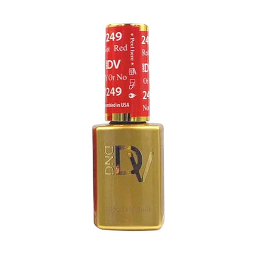  DND DIVA Gel Polish - 249 Red-Y Or Not by DND Diva sold by DTK Nail Supply