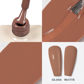 LAVIS LX1 - 24 - Gel Polish 0.5 oz - Coffee & Caramel Collection by LAVIS NAILS sold by DTK Nail Supply