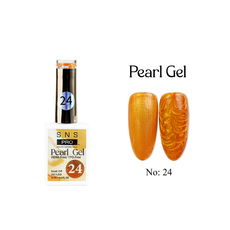 SNS Pearl Gel Collection - 24 - Gel Polish 0.5 oz - DTK Nail Supply