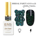 LAVIS Set 24 (G03-ver2) - Gel Polish 0.5 oz - Bridal Party Glitter Collection by LAVIS NAILS sold by DTK Nail Supply
