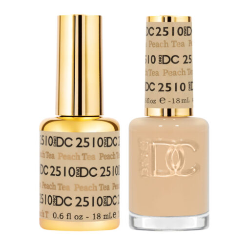 DND DC Gel Nail Polish Duo - 2510 Peach Tea by DND DC sold by DTK Nail Supply