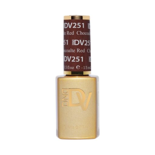  DND DIVA Gel Polish - 251 Chocolate Red by DND Diva sold by DTK Nail Supply