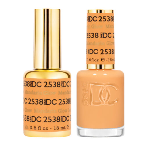 DND DC Gel Nail Polish Duo - 2538 Mandarin Glow by DND DC sold by DTK Nail Supply