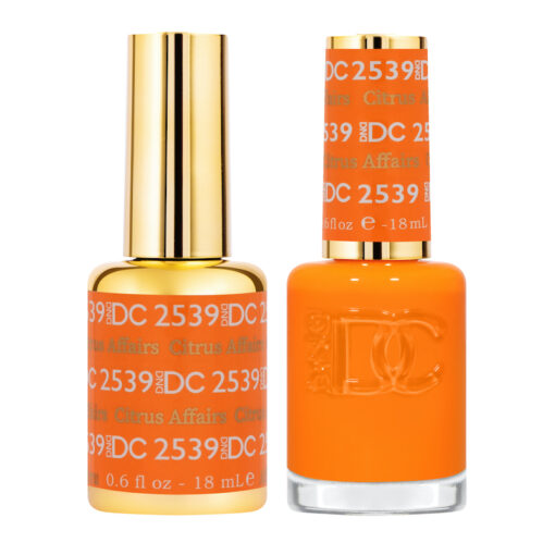 DND DC Gel Nail Polish Duo - 2539 Citrus Affairs by DND DC sold by DTK Nail Supply