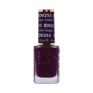  DND DIVA Nail Lacquer - 253 Gothic Grape by DND Diva sold by DTK Nail Supply