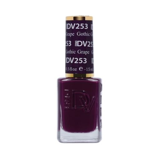 DND DIVA Nail Lacquer - 253 Gothic Grape by DND Diva sold by DTK Nail Supply