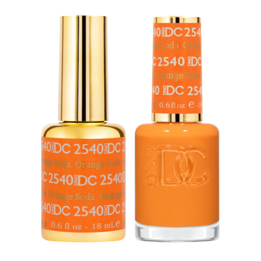 DND DC Gel Nail Polish Duo - 2540 Orange Soda by DND DC sold by DTK Nail Supply