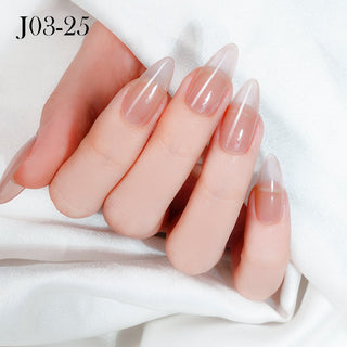 Jelly Gel Polish Colors - Lavis J03-25 - Bare With Me Collection