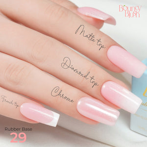  LDS Rubber Base Gel - RB-29 - GEL POLISH 0.5 OZ - Bouncy Blush Collection by LDS sold by DTK Nail Supply